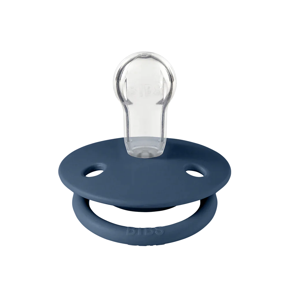 Bibs De Lux Steel Blue Pacifier